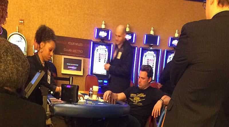 Ben Afflect At The Blackjack Tables